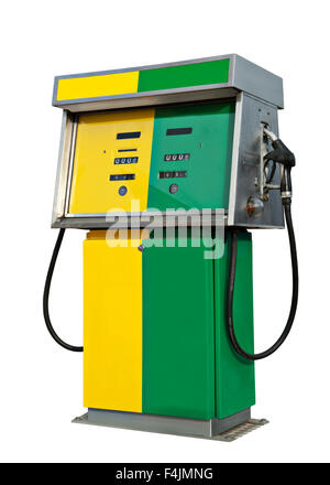 Old-fashioned gas pump Stock Photo