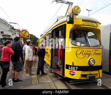 Ring Tram, Vienna, Austria Stock Photo