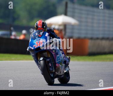 29th May 2015, Mugello Circuit, Italy.  Mika Kallio during free practice at the Mugello International Circuit Stock Photo