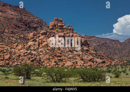 Landscape by the Twyfelfontein Country Lodge, Namibia, Africa Stock Photo