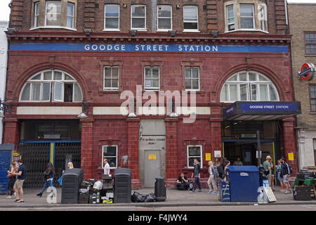 Goodge Street Underground Station, London Stock Photo