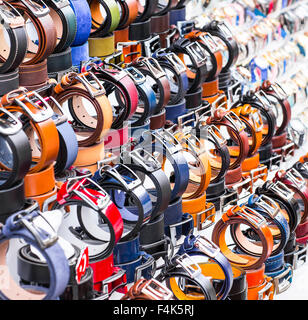 selection of faked watches  in istanbul Stock Photo