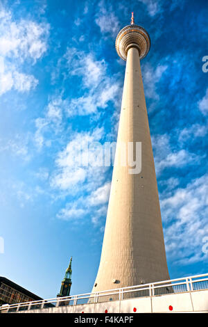 The Television Tower in Alexanderplatz, Berlin, Germany. Stock Photo