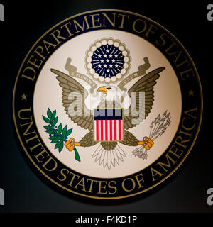 Seal of the US Department of State - Washington, DC USA Stock Photo ...