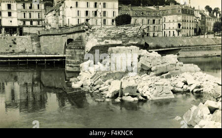 Remains after the battle of Chateau Thierry, France Stock Photo