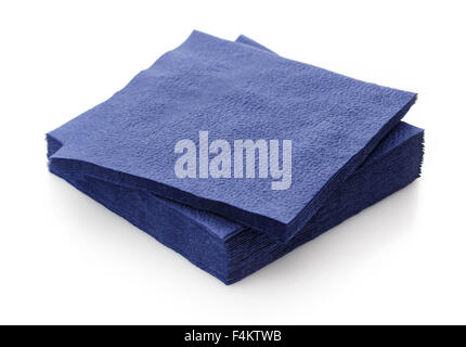 Stack of new disposable paper table napkins Stock Photo