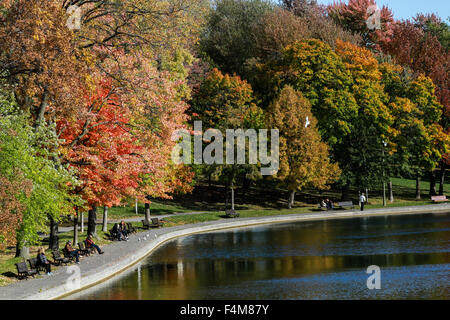 Parc Lafontaine in Montreal, Quebec. Stock Photo