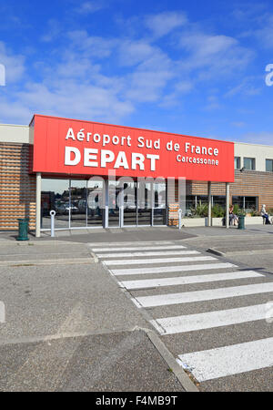 Carcassonne airport terminal france hi-res stock photography and