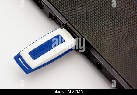 A USB computer memory stick Stock Photo
