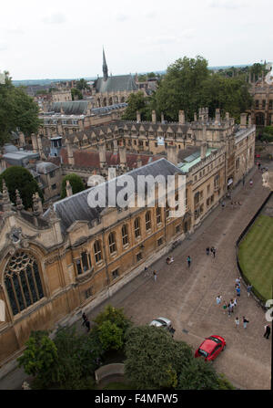 Oxford University Radcliffe Square Brasenose College Stock Photo