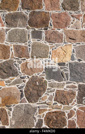 Old granite wall Stock Photo