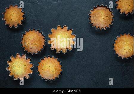 Cupcakes on the dark table Stock Photo