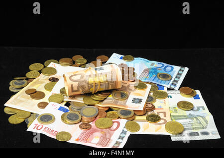 Scattered Money Stock Photo