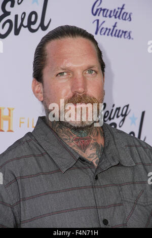 The Los Angeles premiere of 'Being Evel' - Arrivals  Featuring: Seth Enslow Where: Hollywood, California, United States When: 19 Aug 2015 Stock Photo