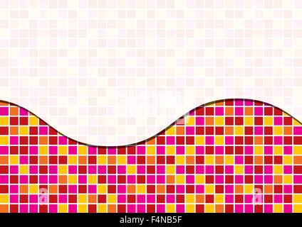 Mosaic abstract business background in vector format Stock Vector