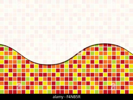 Mosaic abstract business background in vector format Stock Vector