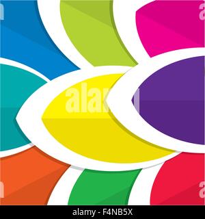 Abstract feather background in vector format. Stock Vector