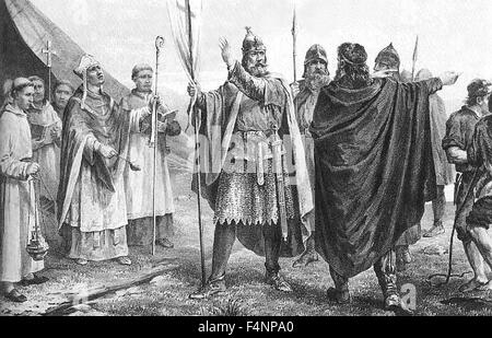 King Olaf I of Norway's arrival to Norway, based on drawing by Peter Nicolai Arbo. Olaf Tryggvason (960s – 1000) was King of Norway from 995 to 1000. He was the son of Tryggvi Olafsson, king of Viken (Vingulmark, and Rånrike), and, according to later sagas, the great-grandson of Harald Fairhair, first King of Norway.