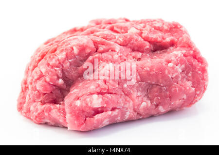 Minced beef isolated on white. Stock Photo