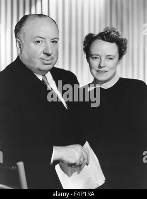 Alfred Hitchcock with wife Alma Reville Stock Photo - Alamy