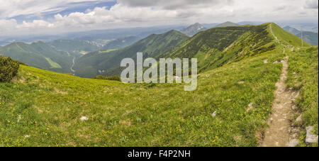 Picturesque view of Mala Fatra mountains in Slovakia Stock Photo