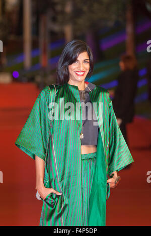 Red carpet for 'Angry Indian Goddesses' at the 10th Rome Film Fest. Rome, Italy. 10/20/15 Anushka Manchanda Stock Photo