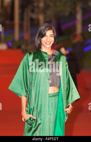 Red carpet for 'Angry Indian Goddesses' at the 10th Rome Film Fest. Rome, Italy. 10/20/15 Anushka Manchanda Stock Photo