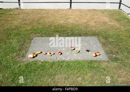 Grave of Frederick the Great in Sanssouci Park in Potsdam, Germany Stock Photo