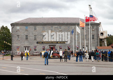 The USS Constitution Museum building, on the Freedom Trail, Boston, Massachusetts USA Stock Photo