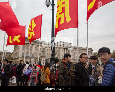 London, UK. 20th Oct, 2015. President Xi Jinping State visit to Britain, London, UK Stock Photo