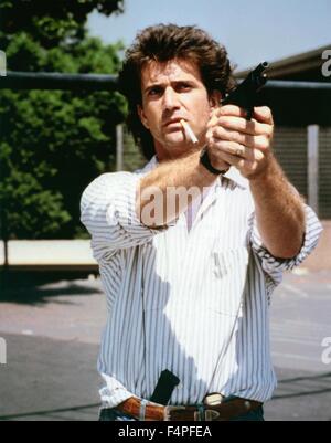 Mel Gibson / Lethal Weapon / 1987 directed by Richard Donner Stock Photo