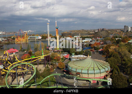 La Ronde Amusement park In Montreal, Quebec. Stock Photo