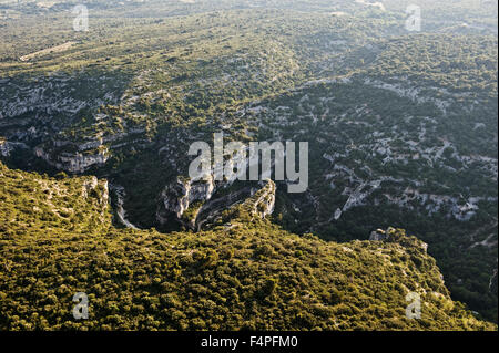 Aerial views on the Gorges du Verdon Stock Photo