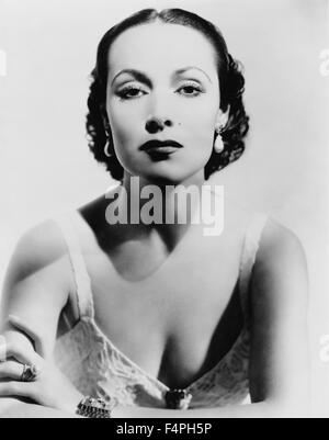 Dolores Del Rio, Publicity Portrait, circa 1930's Stock Photo