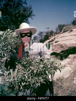 Clayton Moore Lone Ranger 1956 Stock Photo - Alamy