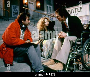 Tom Cruise, Kyra Sedgwick, on-set of the Film, "Born on the Fourth of