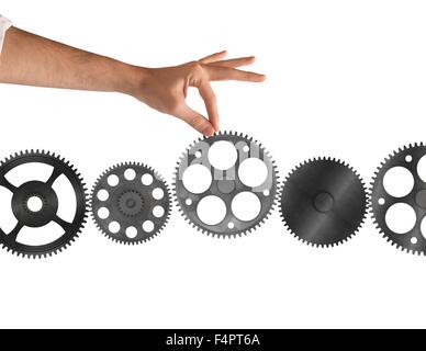 System of integration Stock Photo