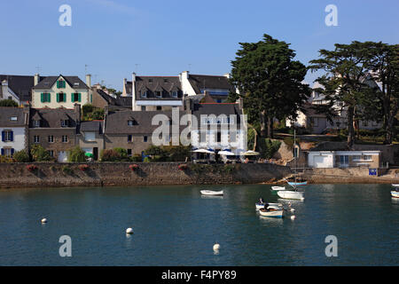 France, Brittany, at the harbor of Saint Marie Stock Photo