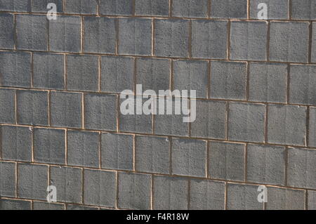 shadowed, square bricks Stock Photo