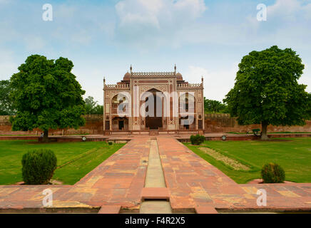Entrance Gate to a mughal Tomb also called Baby Taj Stock Photo