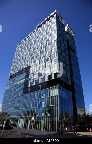 City Gate Towers, Turnurile Portile Orasului, are two class A office buildings located in Bucharest, Romania Stock Photo