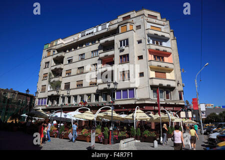 House in the center of Bucharest, Romania Stock Photo