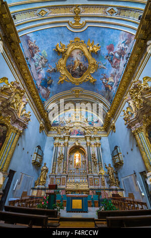 Minerva Temple, Assisi, Italy, Tuscany, Umbria, EU, Europe. Stock Photo