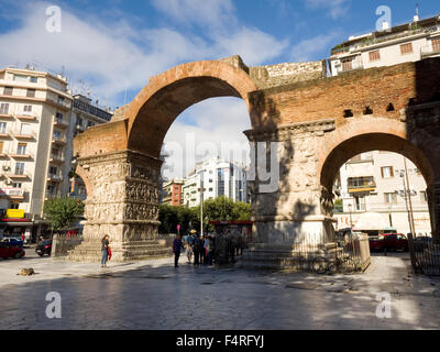 Greece, Macedonia, Thessaloniki, Arch of Galerius Stock Photo