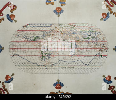 World Map 1587 Stock Photo - Alamy