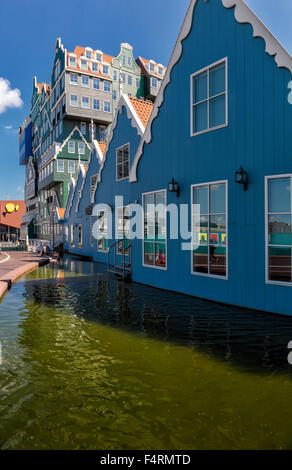 Netherlands, Europe, Holland, Zaandam, Noord-Holland, city, village, water, summer, Inntel hotel Stock Photo