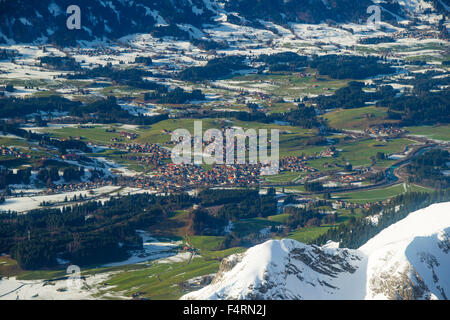 Allgäu, Alps, outside, Bavaria, mountains, mountaintops, mountain landscape, Germany, Europe, fishing, mountains, Illertal, scen Stock Photo