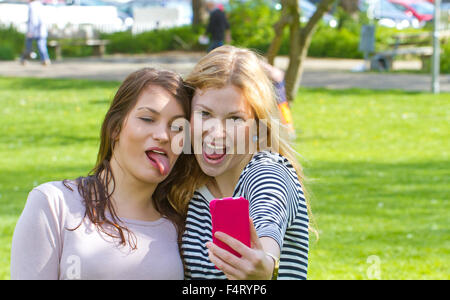 Funny selfie Stock Photo