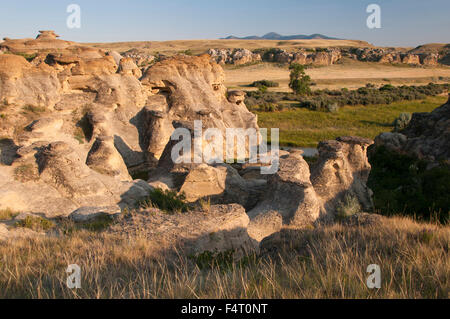 Writing on Stone, Provincial Park, Alberta Stock Photo - Alamy