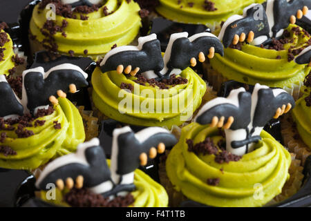 M&S Toffee Apple cupcakes for Halloween Stock Photo